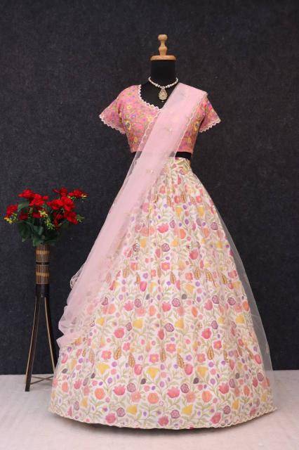 BB 26 Chinon silk Wedding lehenga choli wholesalers in Karnataka